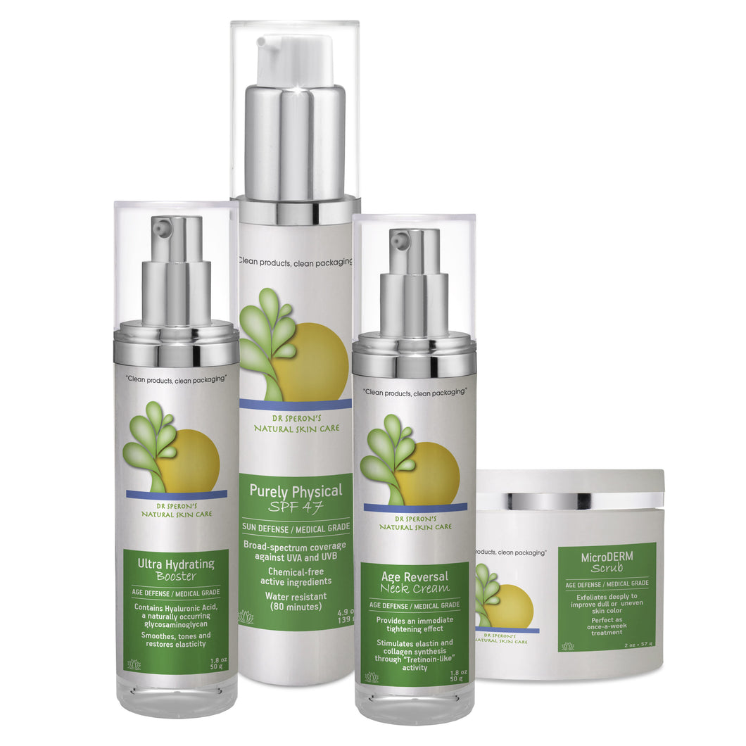 Dr. Speron's Natural Skin Care Body Anti-Aging Kit 4 items