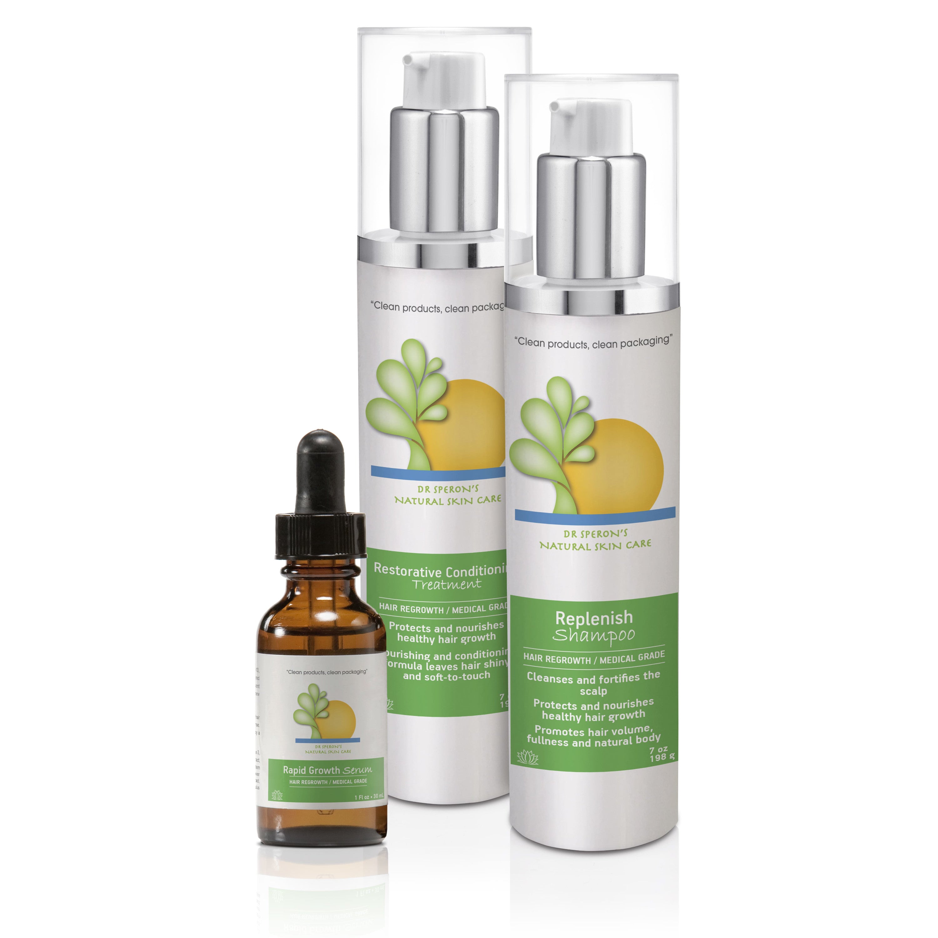 Hair Regrowth Kit Natural Hair Regrowth Kit Herbal Kit Dr. Speron